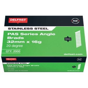 Delfast 32mm x 16ga 304 Stainless Steel Angle Brad - 2000 Pack