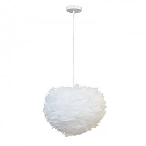 Amonson Lighting Vita Copenhagen Eos Feather Pendant Light Replica - White - Medium