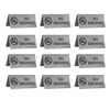 Trenton A-frame Stainless Steel No Smoking 100 X 43mm - Set Of 12