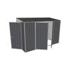Build-A-Shed 1.2 x 3.0 x 2.0m Skillion Double Hinged Side Doors Shed - Grey