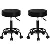 ALFORDSON Salon Stools All Black 2X