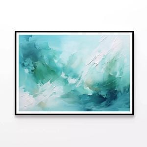 Abstract Oil Painting  Print 100% Australian Made 120x90cm  (Poster)