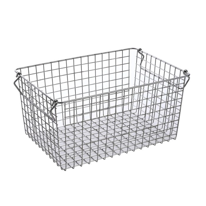 Ezy Storage Large Stainless Steel Wire Basket 