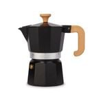 La Cafetiere Venice 3-cup 150ml Espresso Maker Aluminum Coffee Pot - Black