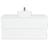 New England Joinery 1200mm Splendor Centre Basin SilkSurface Top Wall Hung Vanity