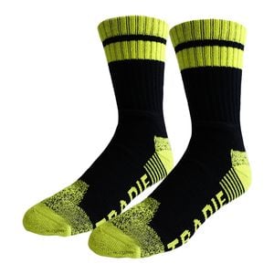Tradie Mens Black Socks - 3 Pack Size 7-10 