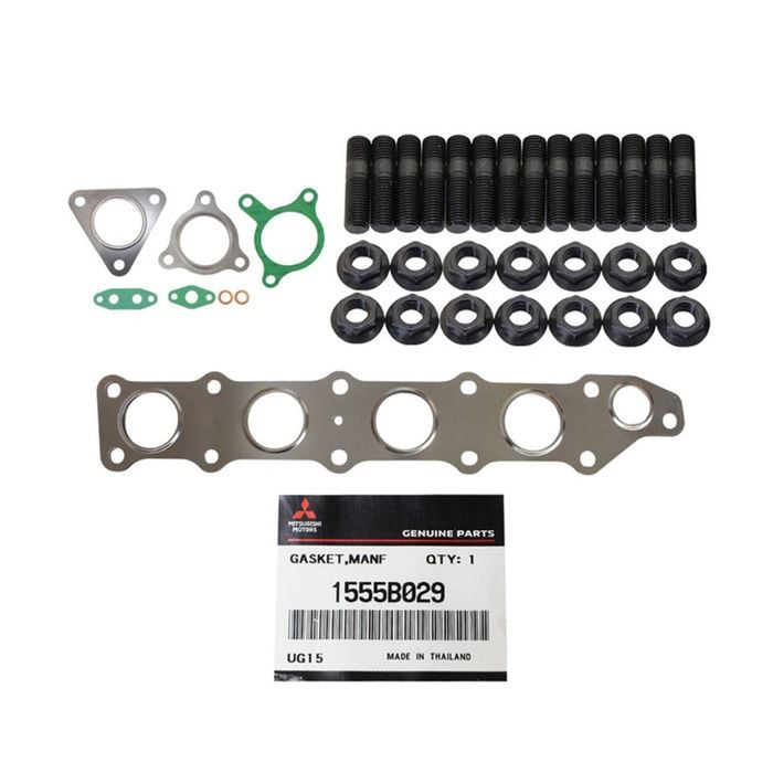 Genuine Exhaust Manifold & Turbo Gasket & Stud Kit For Mitsubishi Triton Mq 4n15 2.4l