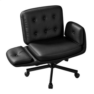 ALFORDSON Criss Cross Legged Office Chair Black