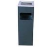 Bolero Square Cigarette Bin Stainless Steel Outdoor Ashtray 10l 600x200x200mm