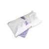 Sweet Goodbye COCOON - Soft Pet Casket - Burial & Cremation Ceremony Kit (Classic Cotton) | White/Lavender, XXS