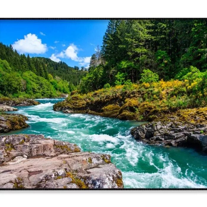 Nature Baths On the Katun River  Print 100% Australian Made 120x90cm  (Poster)