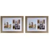 2PK Frankie & Me Wooden Collage 6x8'' Double Picture Frame Home/Office Decor Oak
