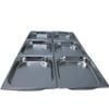 LCE Gastronorm GN Pan Half Size 1/2 GN Pans 40mm (Pack of 6)