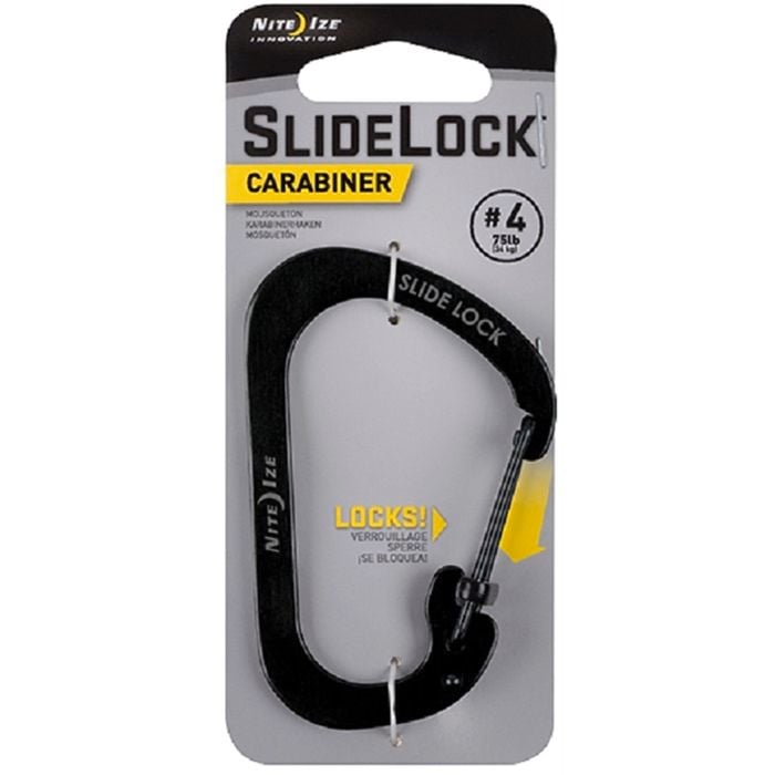 Nite Ize Carabiner Lock Slide #4 Black