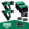 HIKOKI 2 Piece 18V Brushless Cordless Nailer Kit 2XMV FRAMERPROPACK HRZ