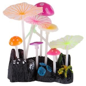 Kazoo Silicone Plant - Lily Pad W/mushrooms Assorted 1pk (19669)