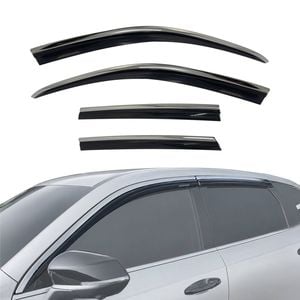 AUSGO Stainless Trim Weather Shields for Haval Jolion Jolion Petrol Vanta 2025-Onwards Weathershields Window Visors