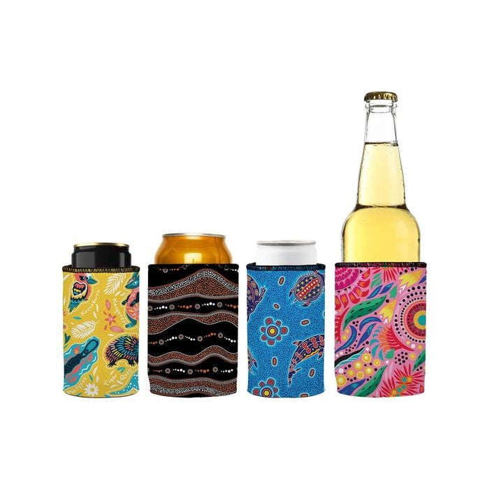 Stubbyz Australian Stubby Cooler 4-Pack Slim