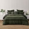 Bianca Avery Super King Polyester/Cotton Quilt Cover Set Green