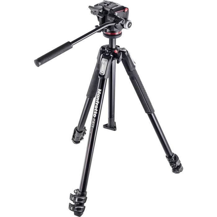 Manfrotto Mk190x3-2w Tripod Kit W/ Mhxpro2w Fluid Head