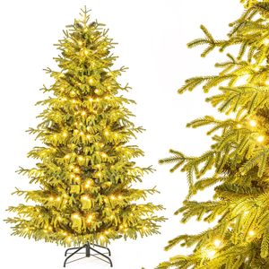 Costway 1.8M LED Pre-lit Christmas Tree 746 Branch Tip Xmas Decoration