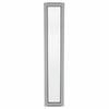 2040 x 300mm Door Frame Silver Grey Aluminium Entry Unassembled