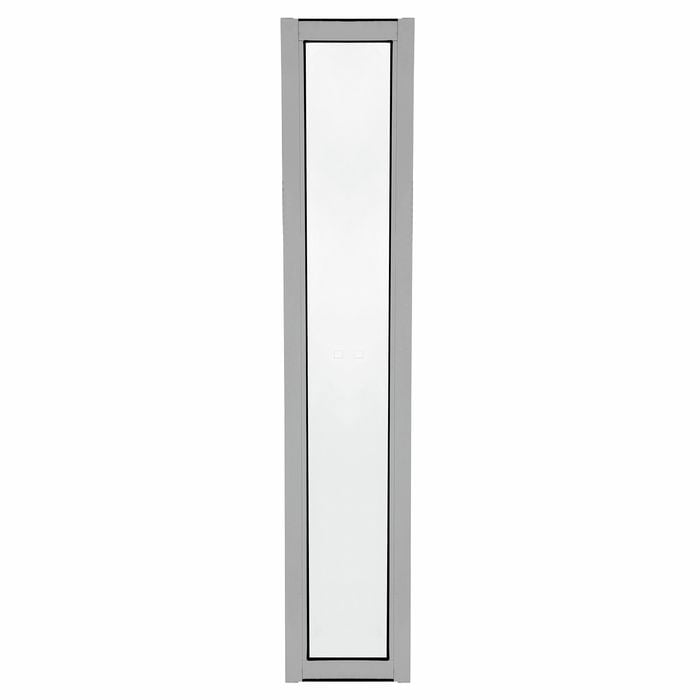2040 x 300mm Door Frame Silver Grey Aluminium Entry Unassembled