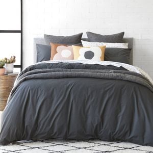 Edit Quilt Cover Single Graphite 140X210cm Alex Liddy