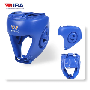 Wesing Iba Approved Leather  Head Guard[large Blue]