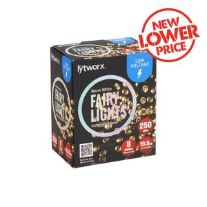 Lytworx Warm White Low Voltage Fairy Lights - 250 Pack