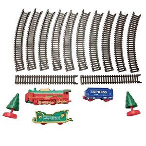 Lifebay Electric Christmas Train Set with Lights and Sound
