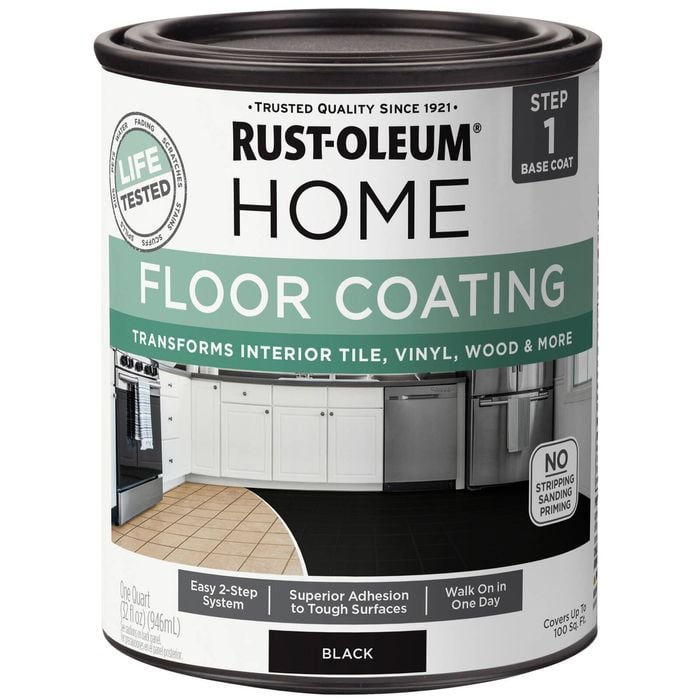 Rust-Oleum Home Floor & Tile Paint Matt Black 946mL