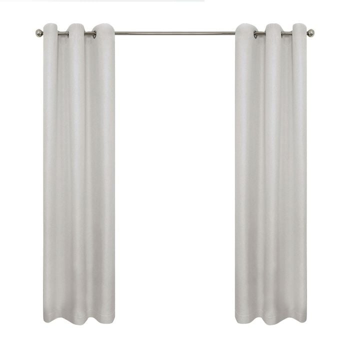 Smart Home Products 220 x 223cm Urban Eyelet Room Darkening Curtain - 2 Pack - Linen