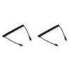 2PK Benro Polaris USB-C to Mini-USB Camera Control Cable Connector Cord Black