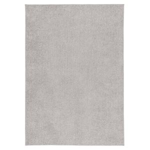 Loopsie-370cm X 280cm-padstow Silver Flatweave Washable Rug