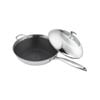 SOGA 32cm Non-Stick Fry Pan with Helper Handle & Lid
