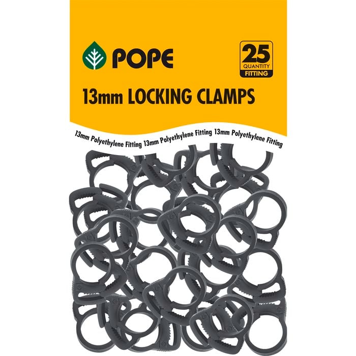 Pope 13mm Locking Clamp - 25 Pack