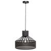 Brilliant Lighting Slater Mesh Concrete Pendant Black