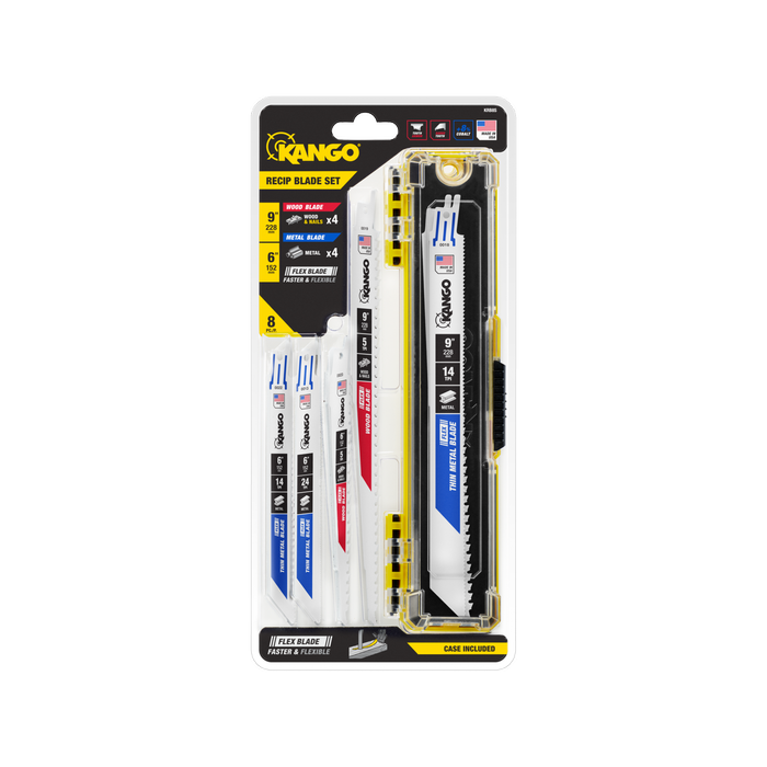 Kango 8 Piece Flex Reciprocating Saw Blade Set