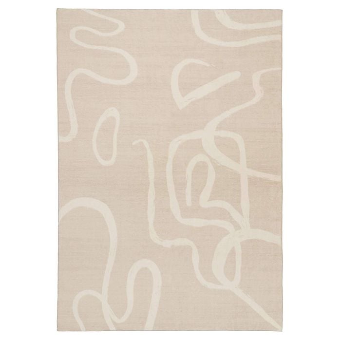 Loopsie-230cm X 160cm-piata Beige Washable Rug