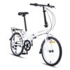 Progear 20" Nomad Folding Bike in Pearl White