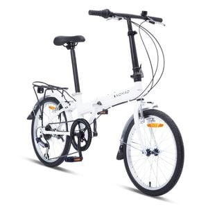Progear 20" Nomad Folding Bike in Pearl White