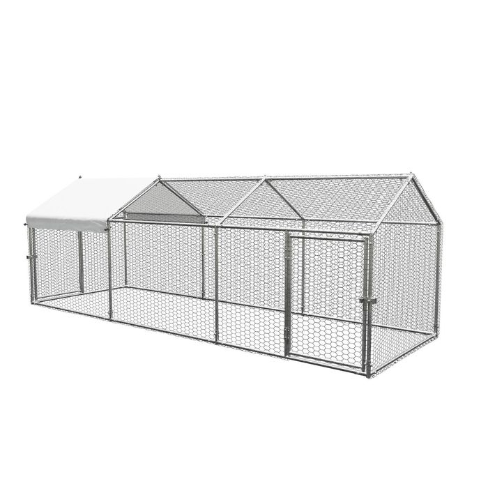Alopet 3x1x1M Chicken Coop with Cover Poultry Cage Run Yard Pet Rabbit Hutch