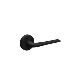 Schlage Matt Black Medio Series Sierra Passage Set