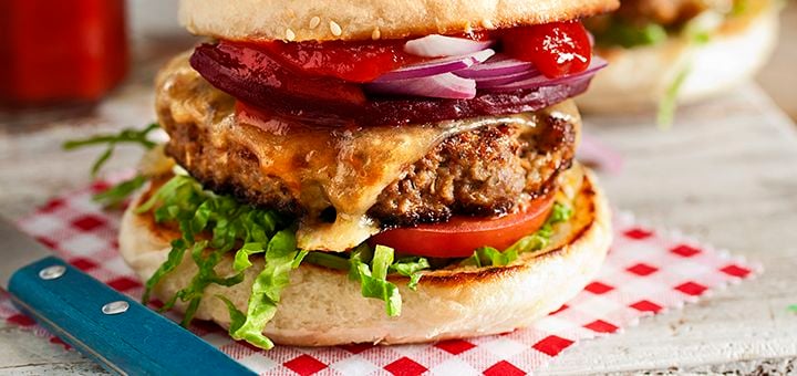 Cheesy Beef Burger