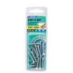 Zenith 5/32" x 25mm Zinc Plated Countersunk Head Bolt And Nut - 20 Pack
