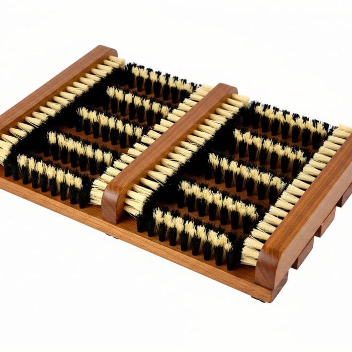 Wooden Boot Scraper Brush