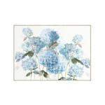 Blue White Hydrangea Hampton Canvas 140 cm - Decorative