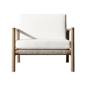 Messina Outdoor Lounge With Stool Setting In Teak Timber Wood With Beige Wicker