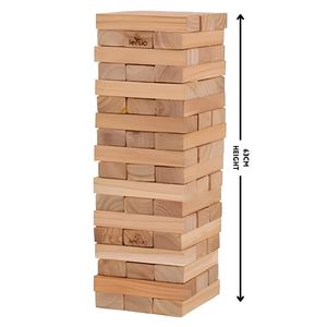 54 Piece Giant Jenjo Outdoor Wooden Block Game 63cm